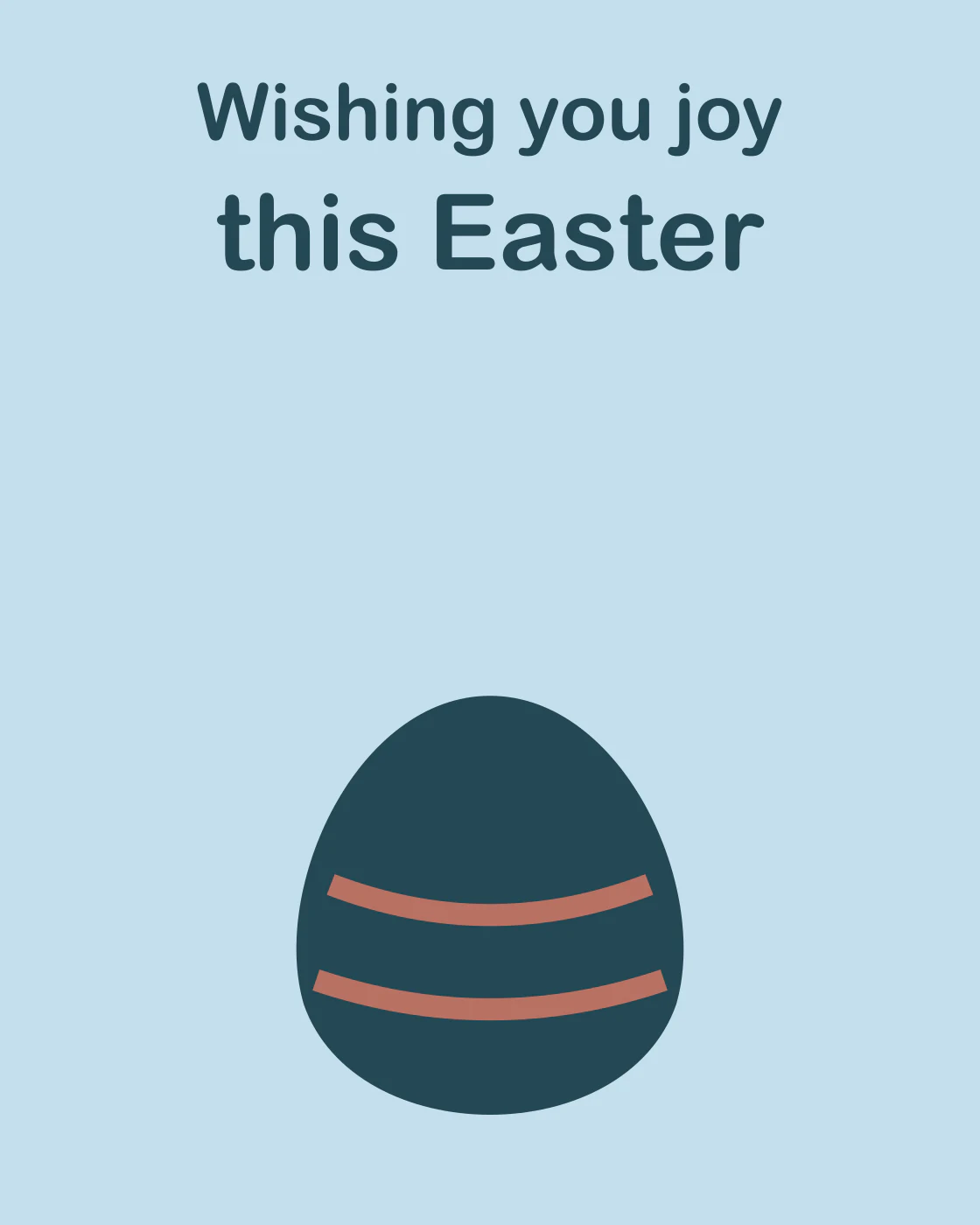 Wishing you joy this Easter
