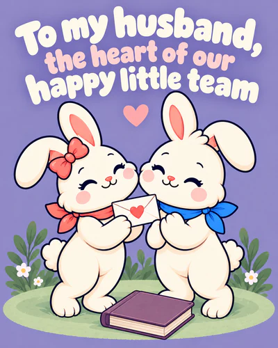 To my husband, the heart of our happy little team