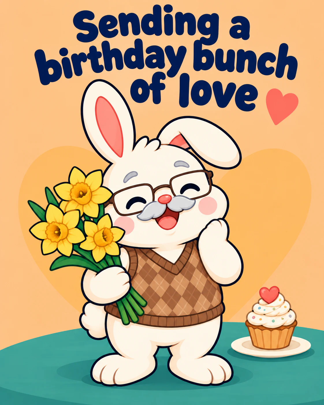 Sending a birthday bunch of love