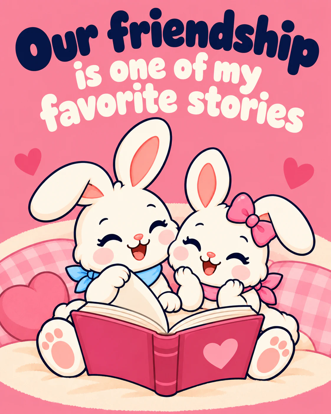 Our friendship is one of my favorite stories