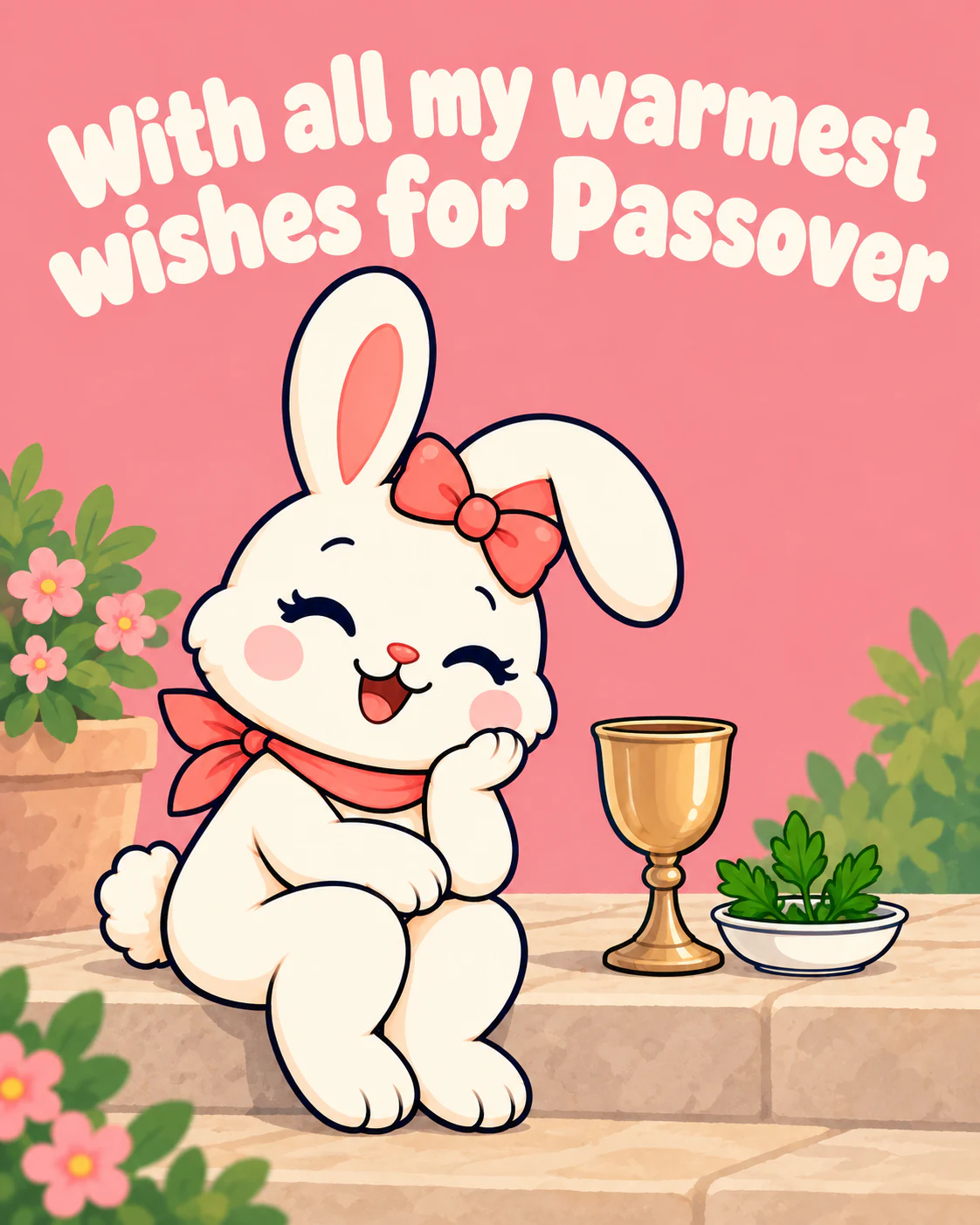 With all my warmest wishes for Passover
