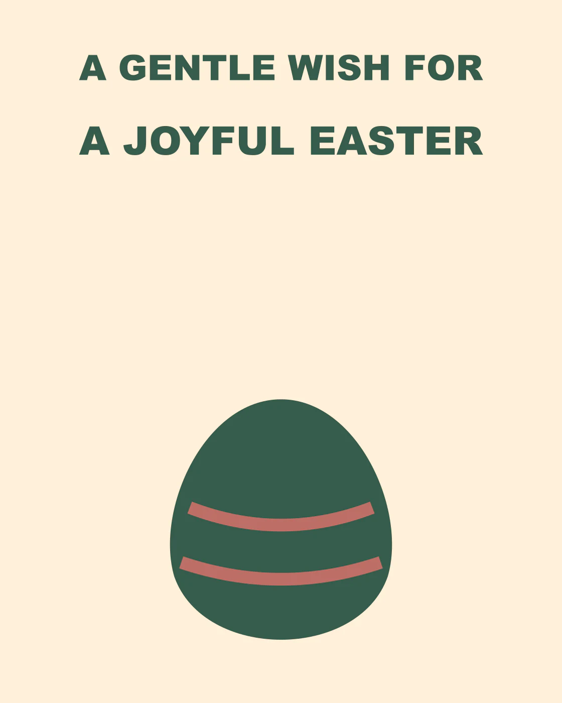A gentle wish for a joyful Easter