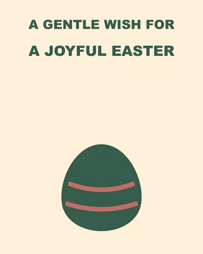 A gentle wish for a joyful Easter