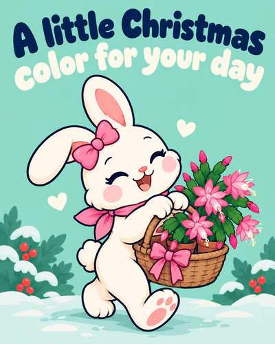 A little Christmas color for your day
