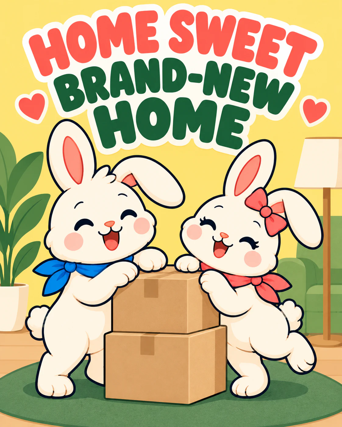 HOME SWEET BRAND-NEW HOME