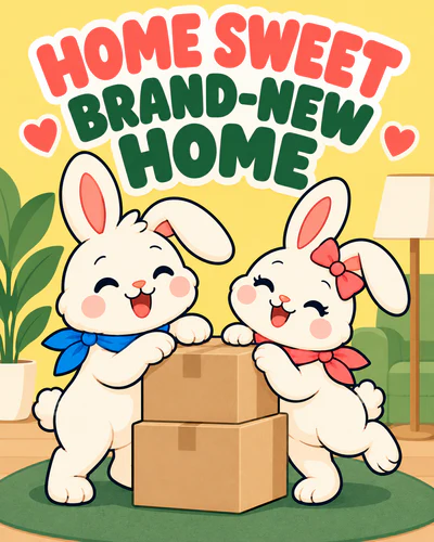 HOME SWEET BRAND-NEW HOME
