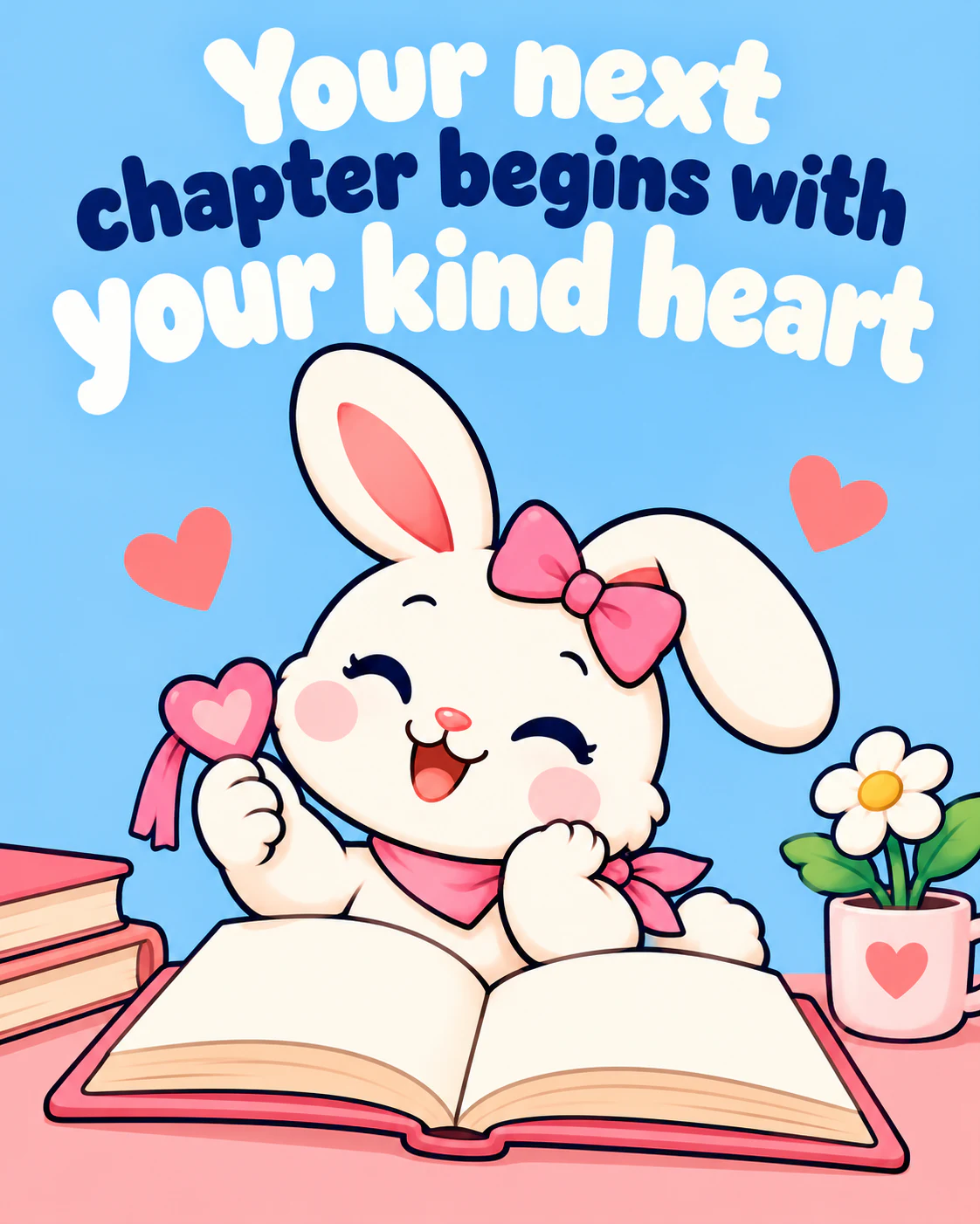 Your next chapter begins with your kind heart