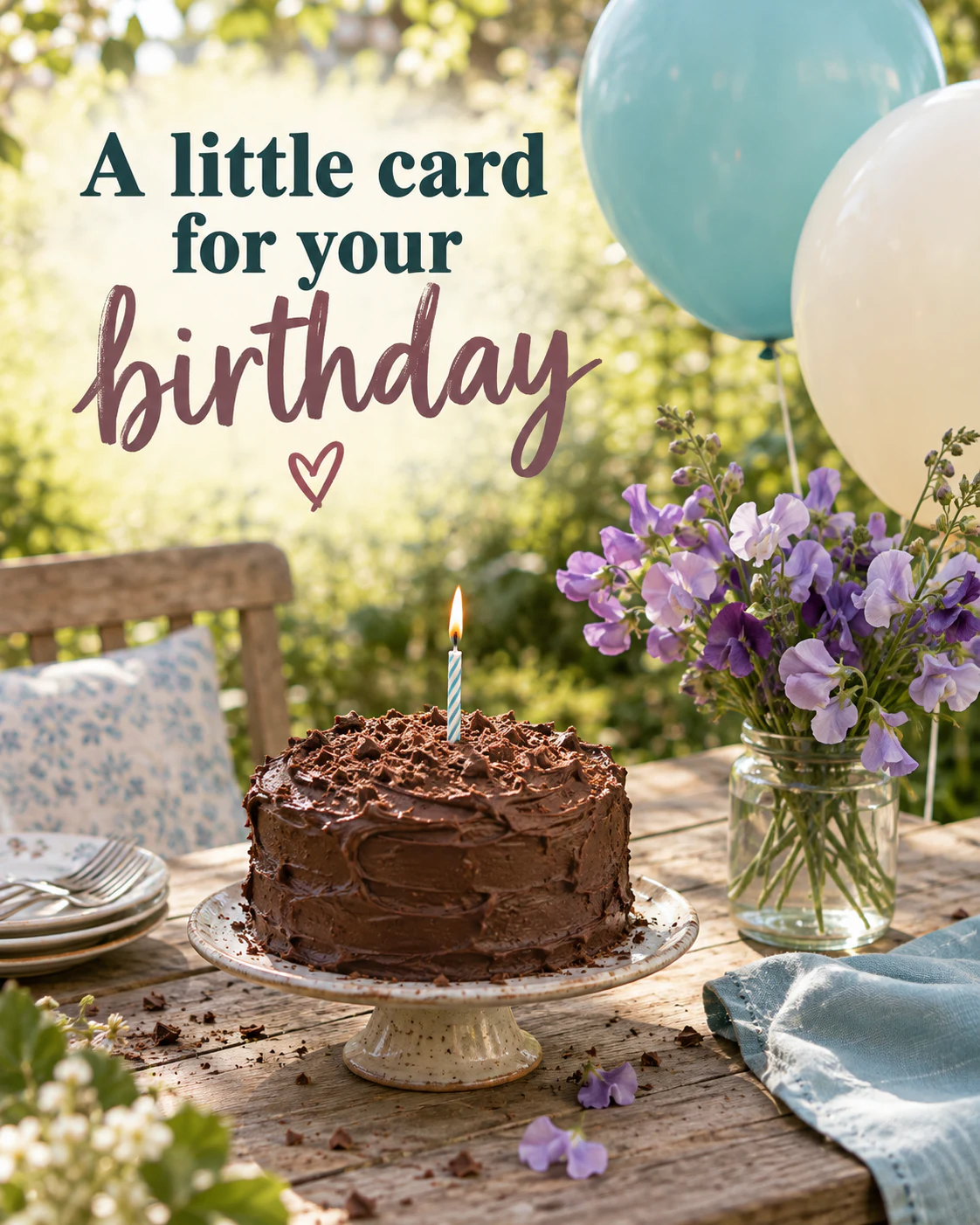 A little card for your birthday