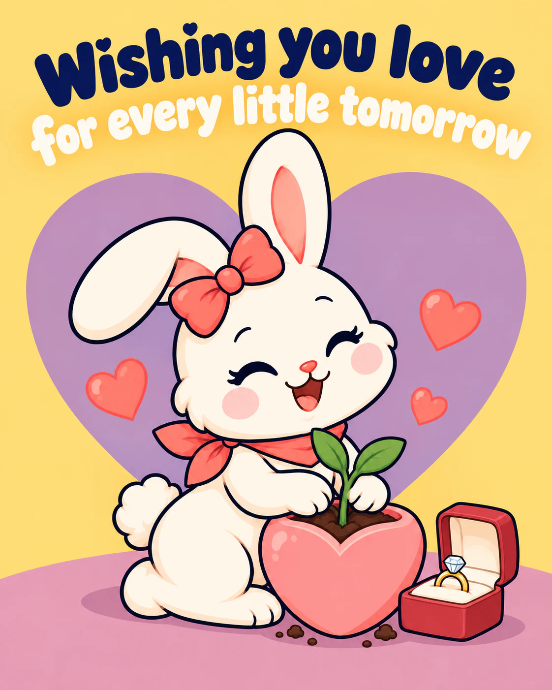 Wishing you love for every little tomorrow