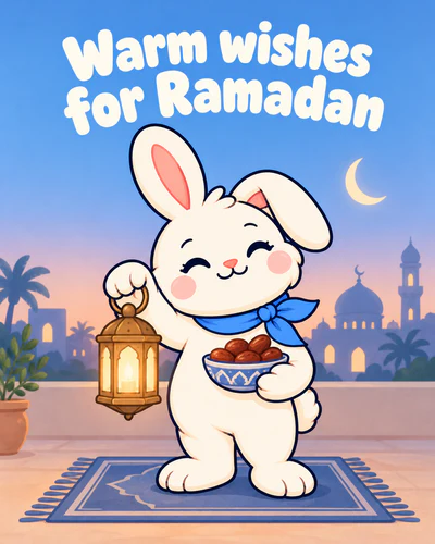 Warm wishes for Ramadan
