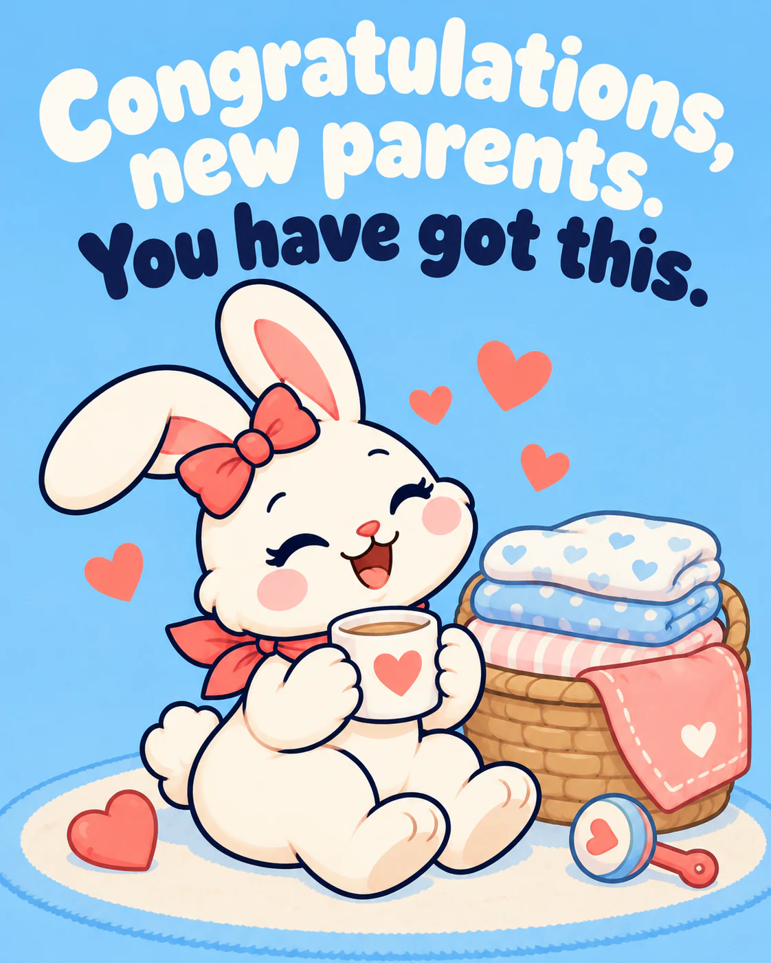 Congratulations, new parents. You have got this.
