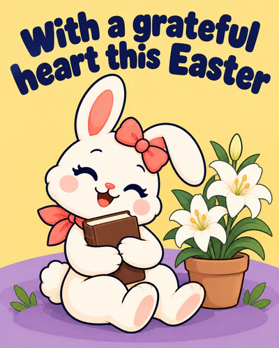 With a grateful heart this Easter
