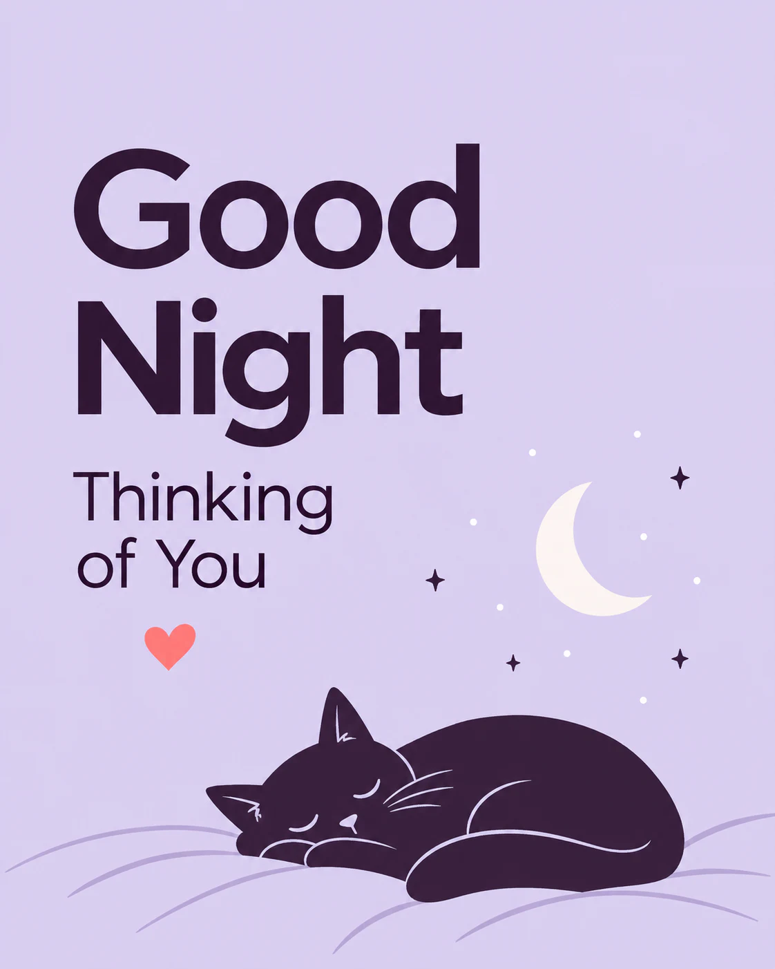 Good night ecard