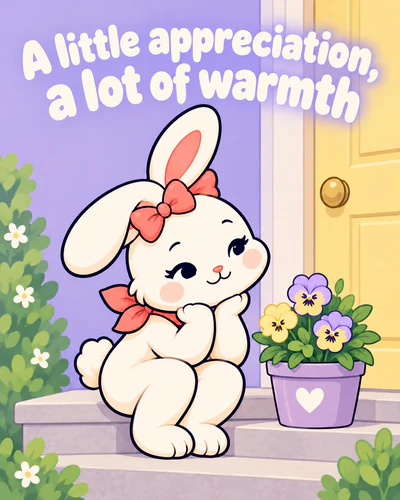 A little appreciation, a lot of warmth