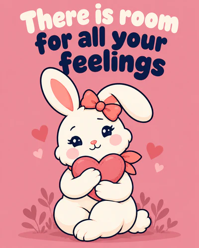 There is room for all your feelings