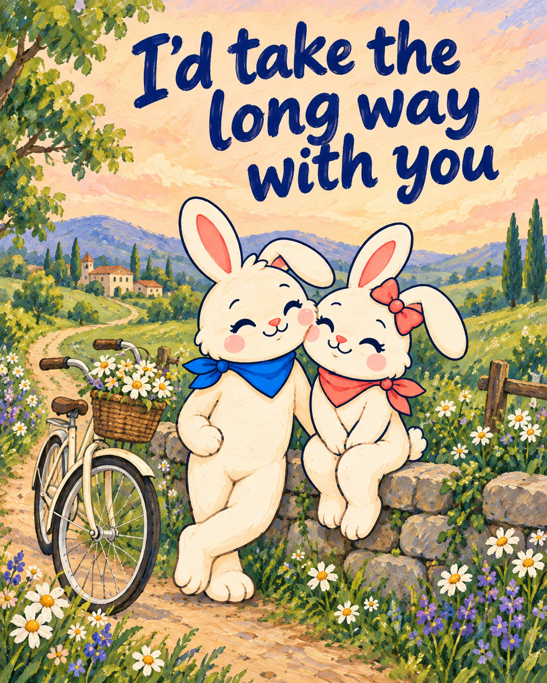 I'd take the long way with you