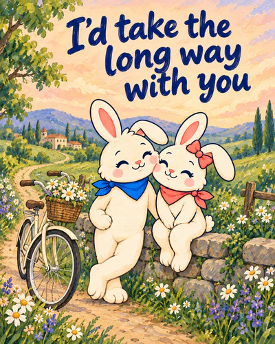 I'd take the long way with you