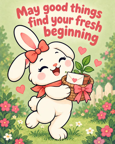 May good things find your fresh beginning