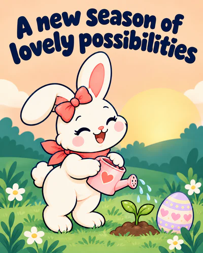 A new season of lovely possibilities