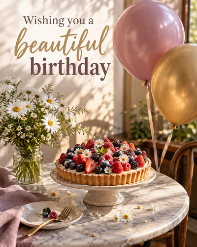 Wishing you a beautiful birthday