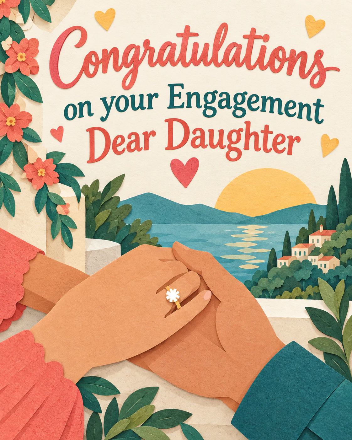 Engagement ecard for daughter