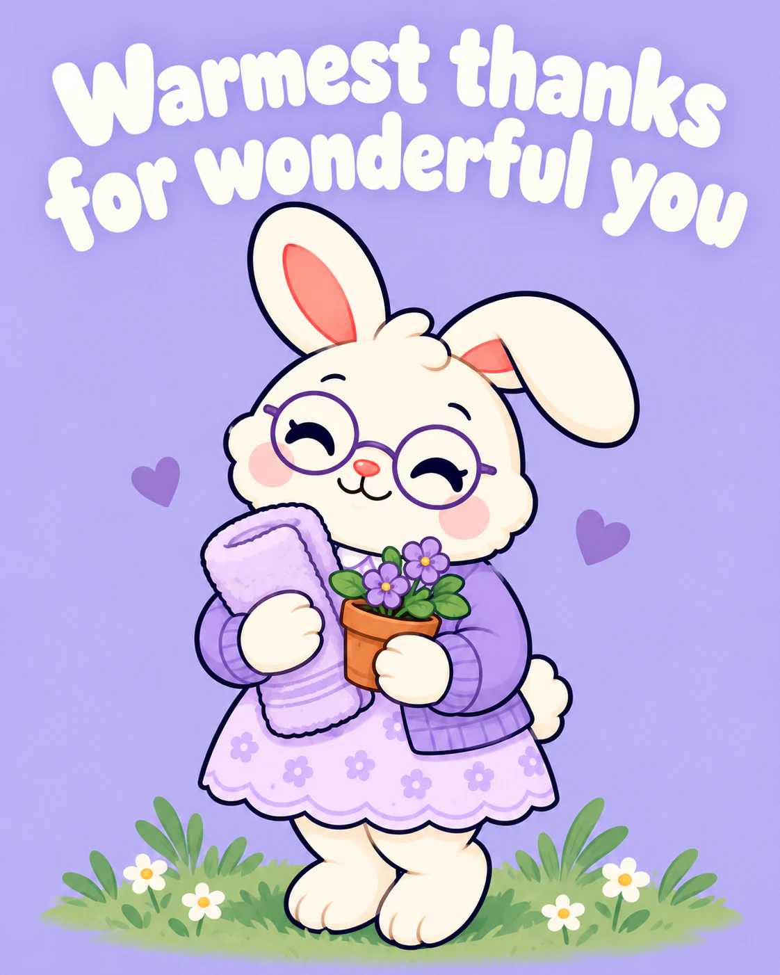 Warmest thanks for wonderful you