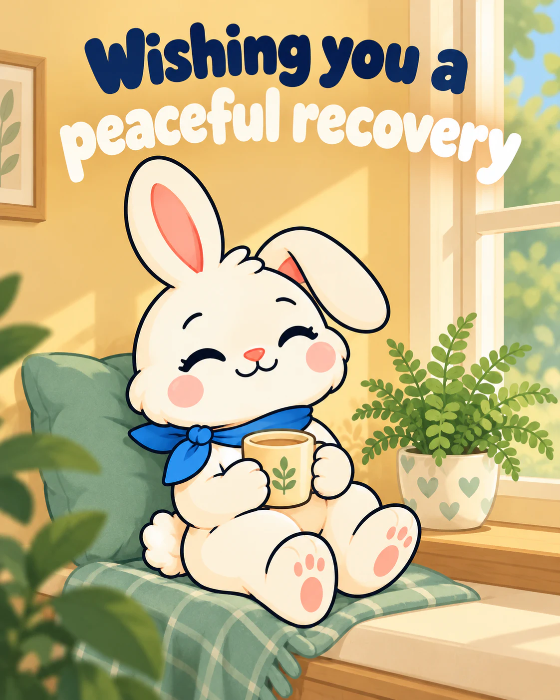 Wishing you a peaceful recovery
