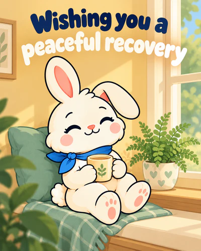 Wishing you a peaceful recovery