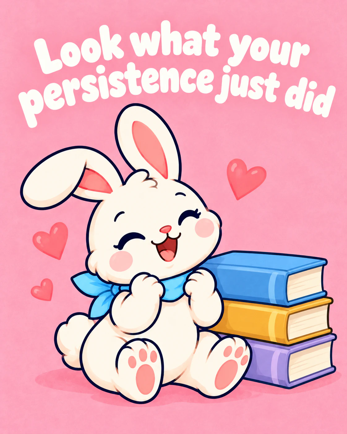 Look what your persistence just did