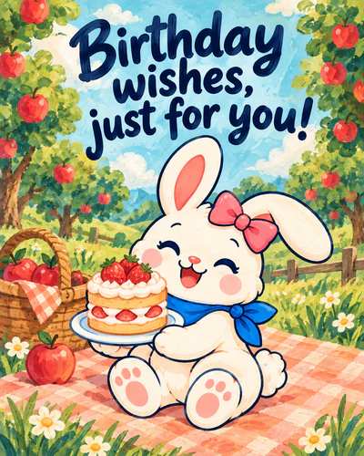 Birthday wishes, just for you!