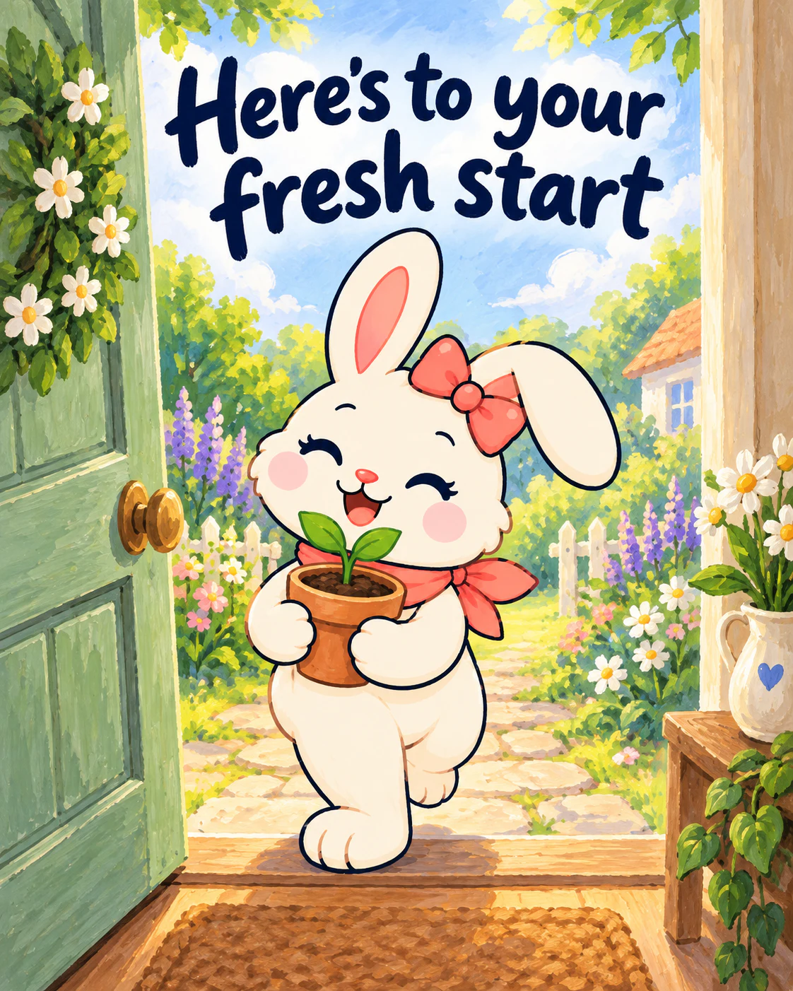 Here's to your fresh start