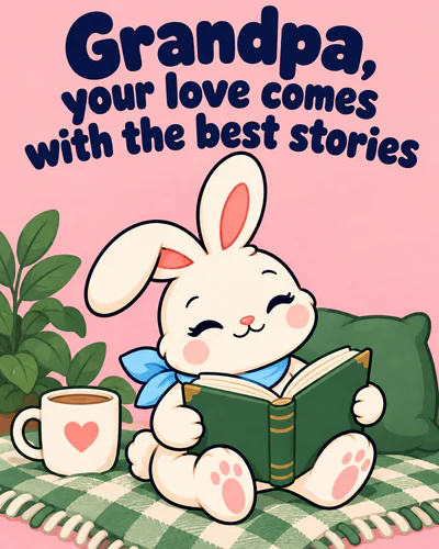 Grandpa, your love comes with the best stories