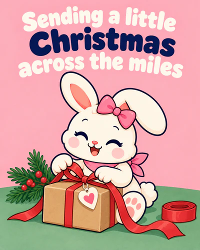 Sending a little Christmas across the miles