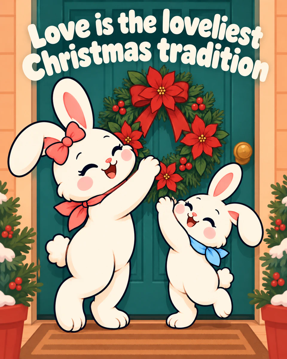 Love is the loveliest Christmas tradition