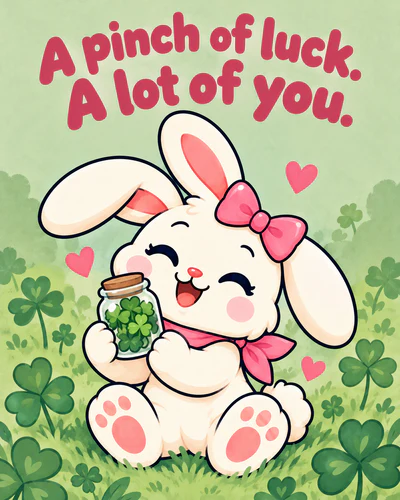 A pinch of luck. A lot of you.