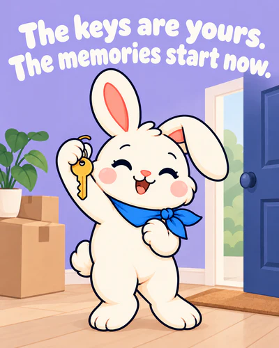 The keys are yours. The memories start now.
