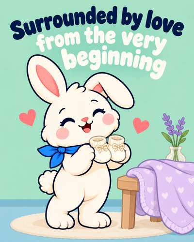 Surrounded by love from the very beginning