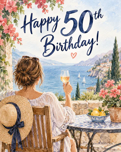 50th birthday ecard