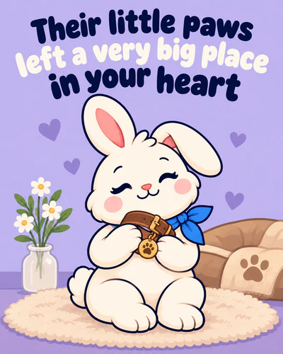 Their little paws left a very big place in your heart