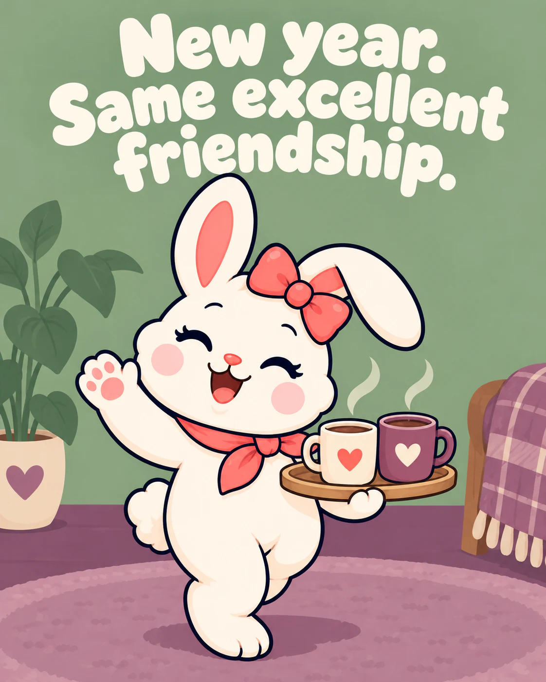 New year. Same excellent friendship.