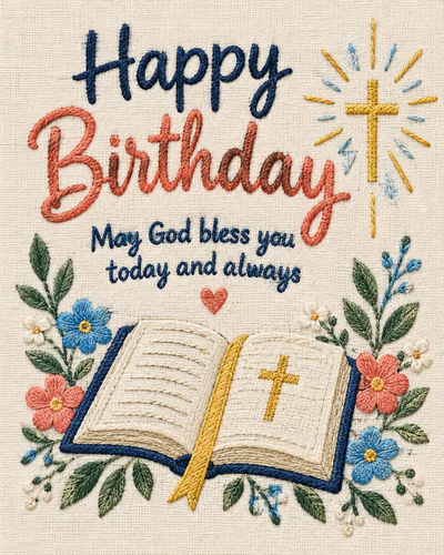 Christian birthday ecard