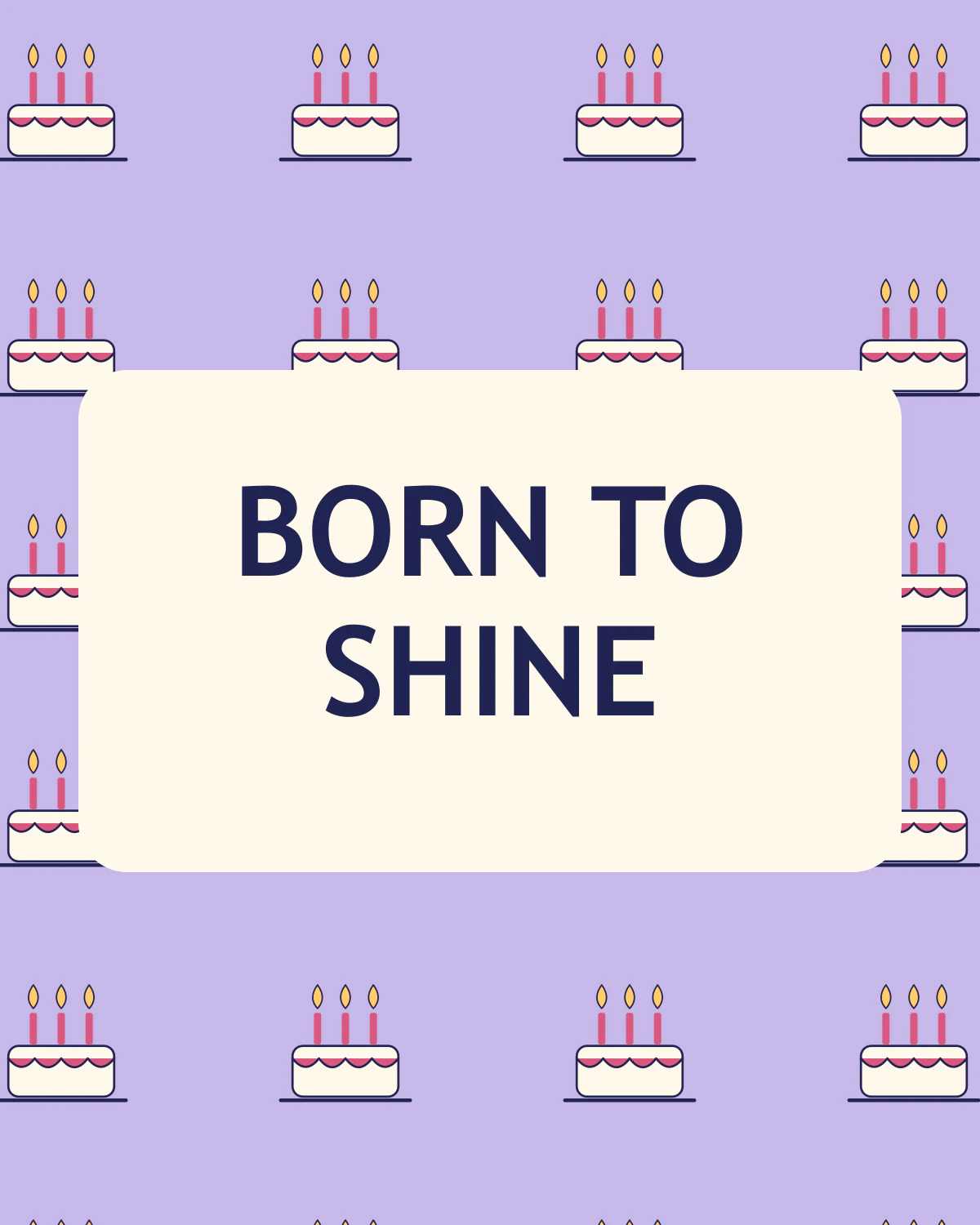 Born to shine