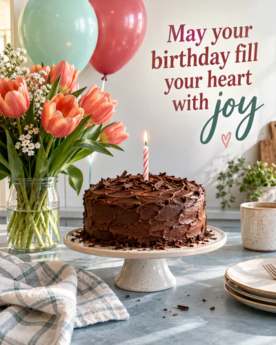 May your birthday fill your heart with joy
