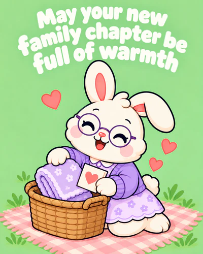 May your new family chapter be full of warmth