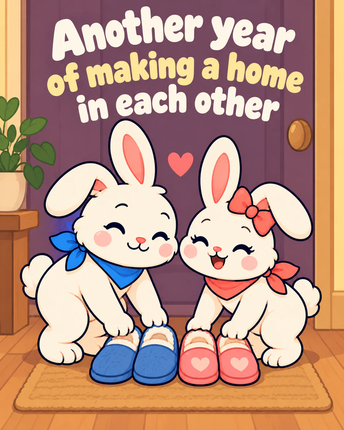 Another year of making a home in each other