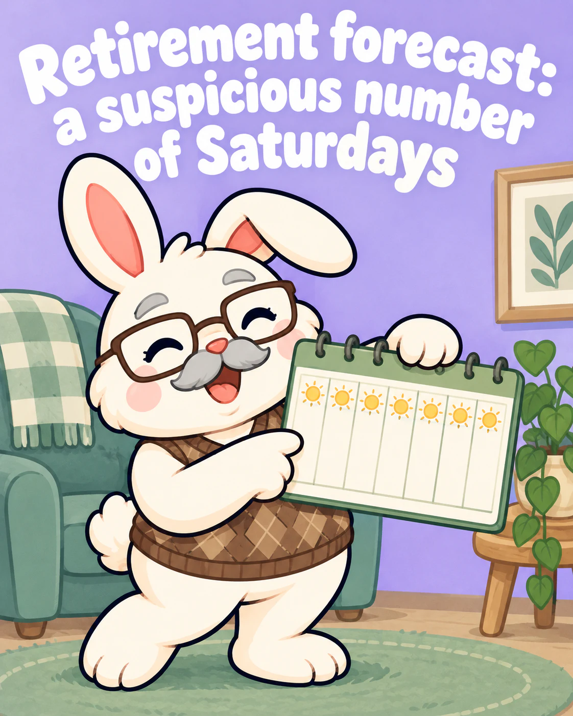 Retirement forecast: a suspicious number of Saturdays