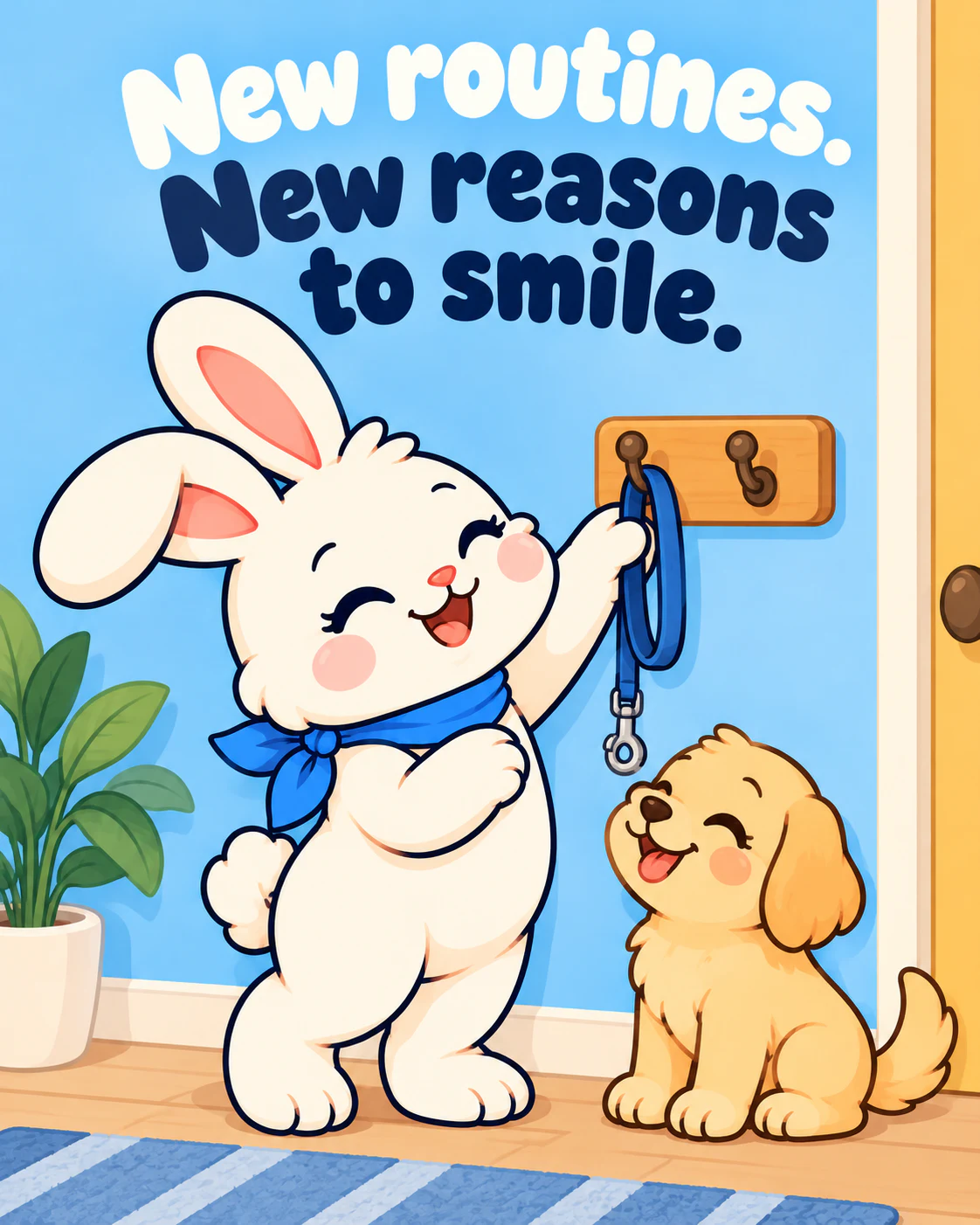 New routines. New reasons to smile.