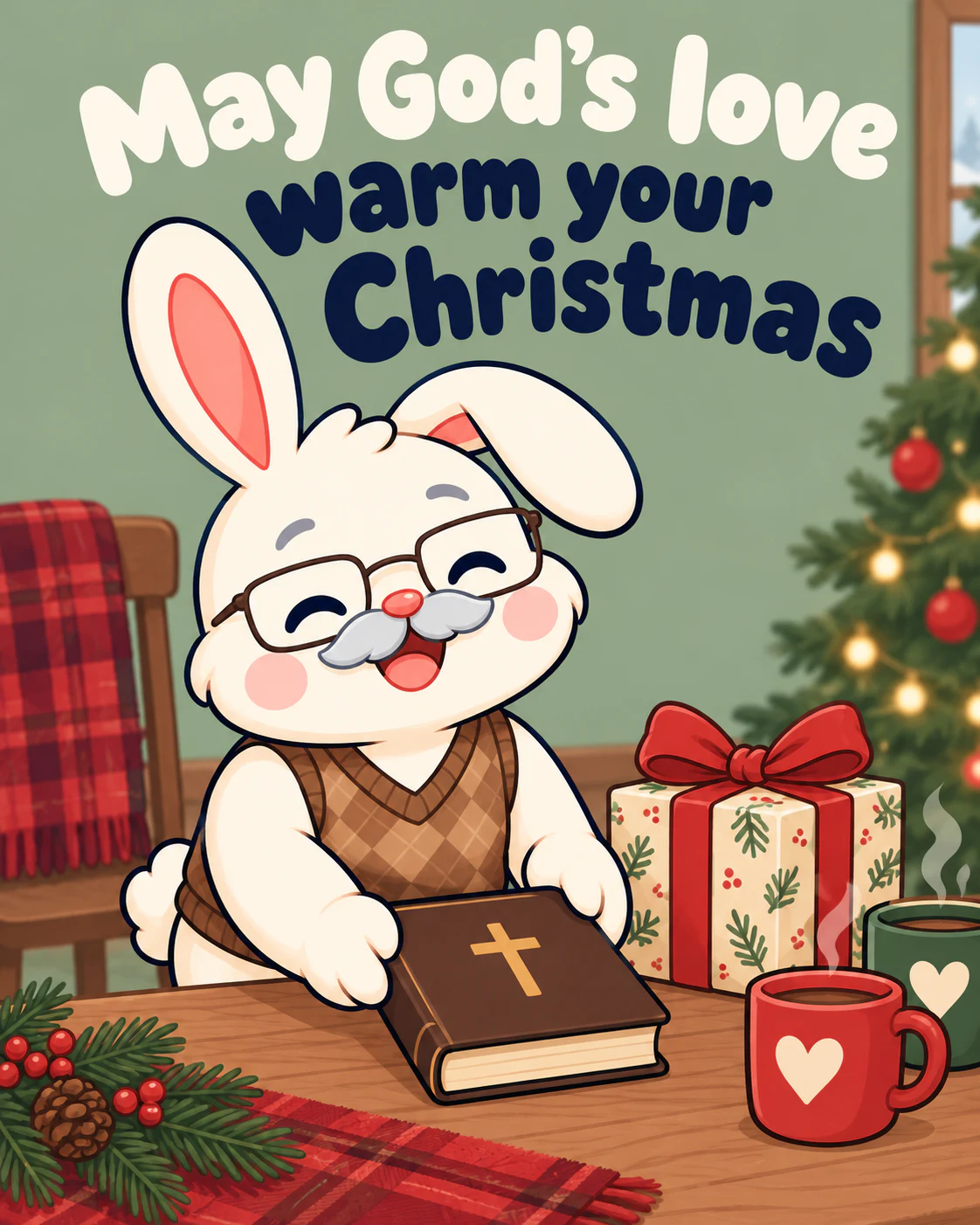 May God's love warm your Christmas