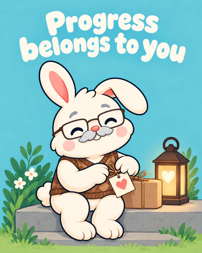 Progress belongs to you