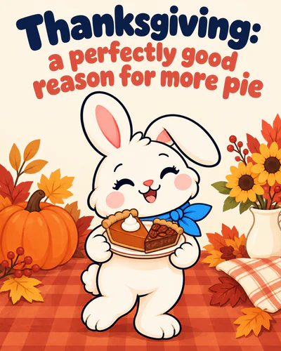 Thanksgiving: a perfectly good reason for more pie